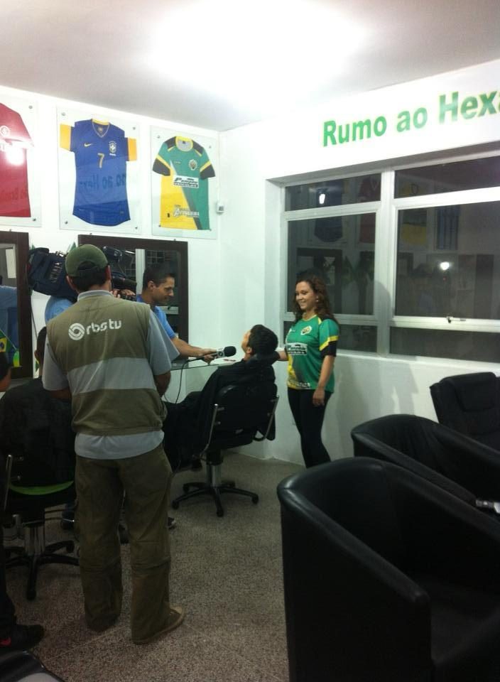 Gravação no salão
