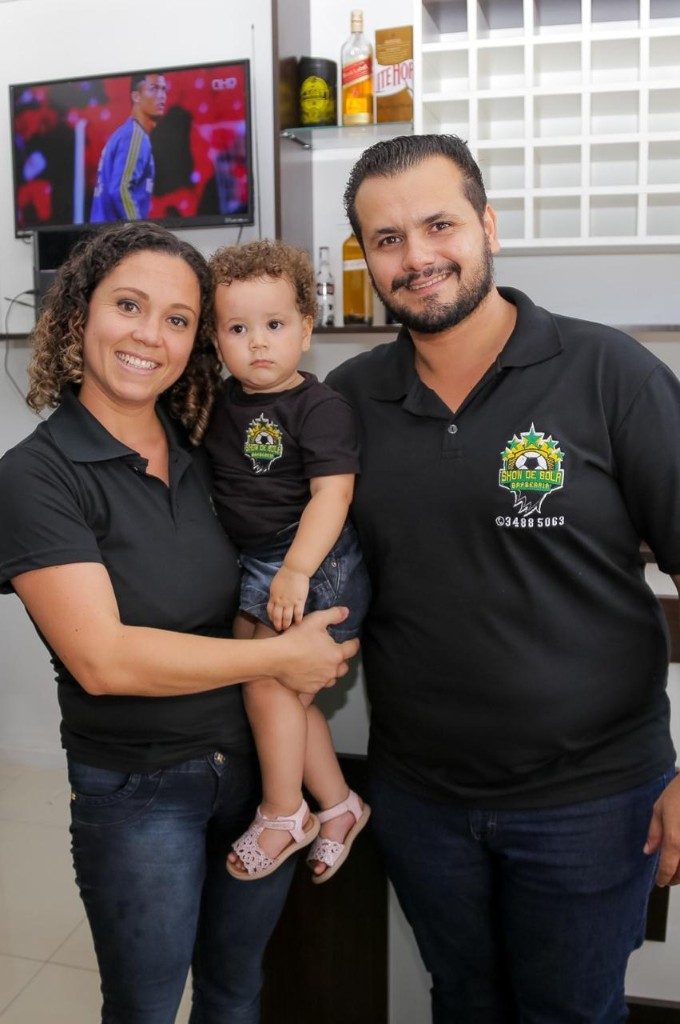 Léa, Marcus e a filha