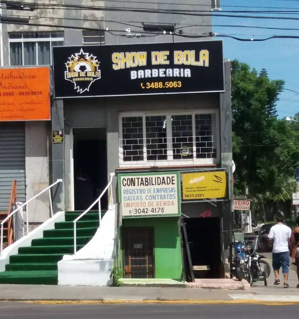 Fachada em 2017